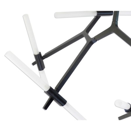 NIKS chandelier, size 130x53x53-93 cm, G9 12x5W, LED-1