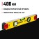 Stayer Pro Stabil 3471-040_z02 level, reinforced profile, with a swivel eye, 400 mm