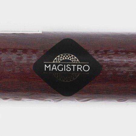 Rnocking rolling pin Magistro, tree, 43 × 4 cm, working part 23 cm, with curly handles-7