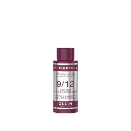 Hair dye OLLIN Professional Megapolis, Besammiac, Oil, Ton 9/12-2