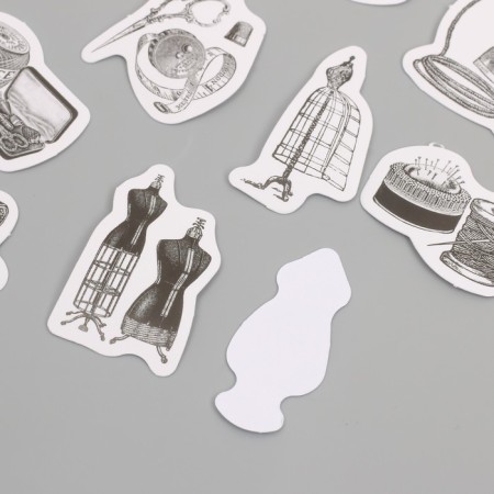 Stickers for creativity "Sewing accessories" set of 46 pcs 6.4x4.4 cm-2