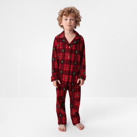 Pajama Children's Kaftan Red Mood, p. 36 (134-140 cm)-1