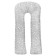 Pregnant pillow U-shaped "Gray Star", size 340x35 cm