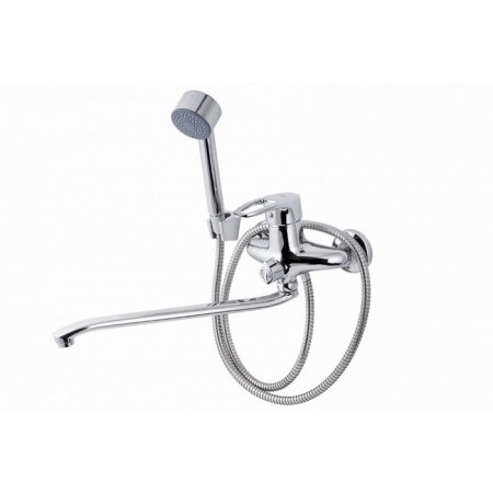 FAUZT FZS-888-126 bathtub mixer, single-leaf, pour 340 mm, watering can, chrome