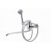 FAUZT FZS-888-126 bathtub mixer, single-leaf, pour 340 mm, watering can, chrome