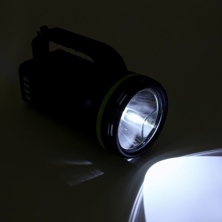 Camping battery flashlight, with light bulbs, 10 watts, 9000 mAh, solar battery, USB-4