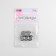 A set of buttons on the leg, d = 18 mm, 5 pcs, silver color
