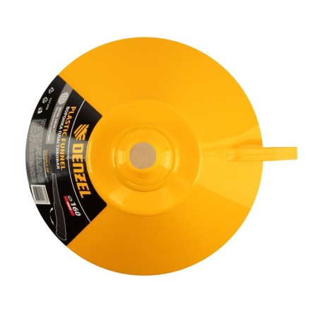 Plastic funnel Denzel, 160 mm with a metal sieve and a flexible tip-4