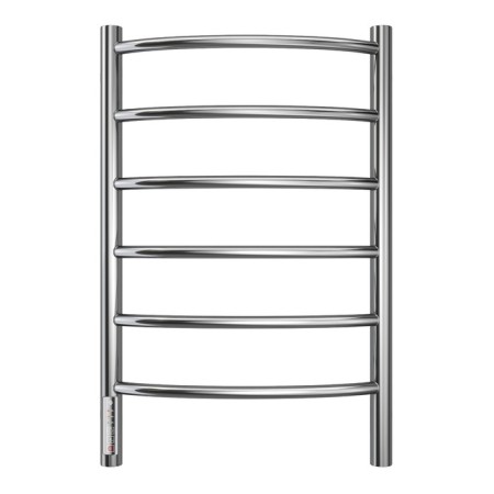 Terminus heated towel rail "Classic" P6, 400x650 mm, left, chrome