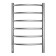 Terminus heated towel rail "Classic" P6, 400x650 mm, left, chrome