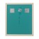 Wall mirror, in the baguette, light gold, 60x70 cm