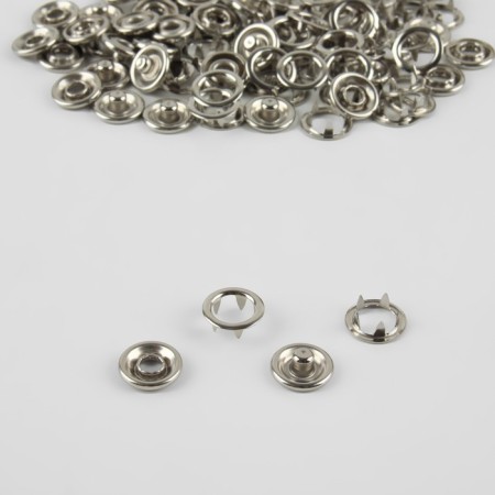 Shirt, open button, d = 9.5 mm, nickel color-1