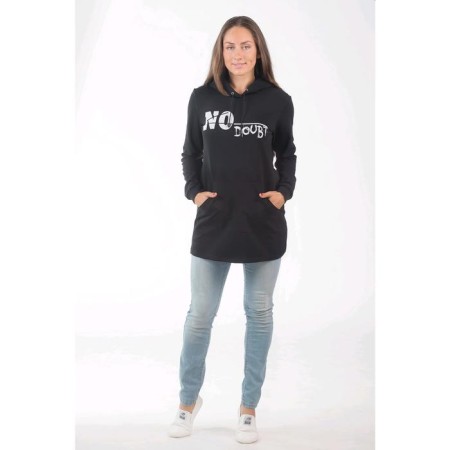 Tunic with a hood No DUBT, size 46, black color
