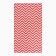 Towel 35x60cm zigzag, red, waffle, 120 g/m2, cotton 100%