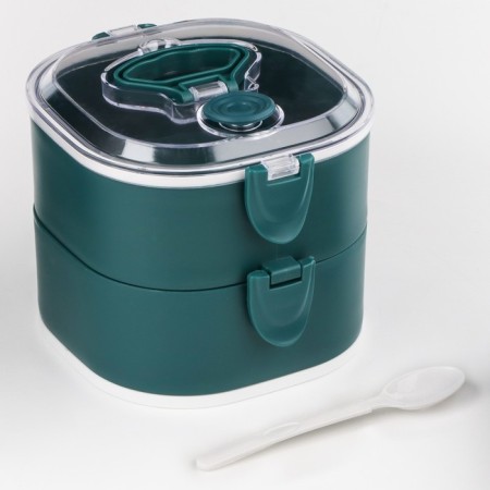 Lunch Boxing with the branches large, a container for food "Sepa", 1.85 l, with instruments, level 2, 17 x 15