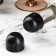 Vacuum cork for champagne shares "Black", 5 × 5 × 6 cm, black color