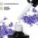 Gel nail polish, "Milk Potal", 3 phase, 8ml, LED/UV, white/lilac color (04)