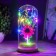 Night -night flask "Flower" LED from batteries LR44 mix 8x8x19 cm Risalux