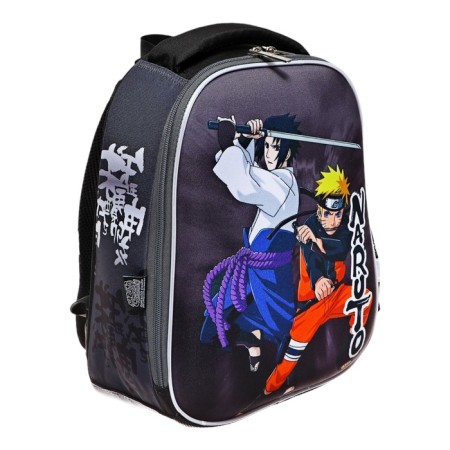 Frame backpack, 35x26x13, naruto, black, for a boy-1