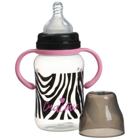 Finding bottle, wide throat Animal, 270 ml., With handles-9