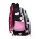 School backpack 40 x 33 x 15 cm, ergonomic back, Across 548, black/pink ACR23-548-3