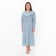 Night shirt female, blue color, size 62