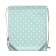 A bag for shoes 440 x 365 mm, Erich Krause, density 300D, with a reflective strip, dots in min, mint