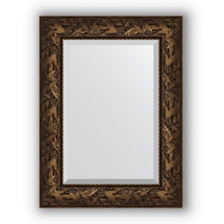 Mirror with fatset in the baguette frame - Byzantium bronze 99 mm, 59 x 79 cm, evoForm