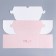 Capcake box, confectionery packaging with a window, 2 cells, "flowers", 16 x 10 x 10 cm