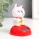 Plastic pendulum from the solar battery "Cat Mani-Neko Happy" mix 8.5x5x6 cm