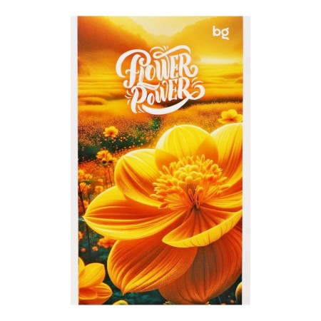 Notepad A6, 24 sheets in a cage on a paper clip "Bright flowers", cover Cover Cardboard, block 60 g/m2, mix-7