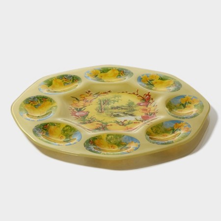 Glass stand for the eggs of the "chickens", 21 × 1 cm, 8 cells-3