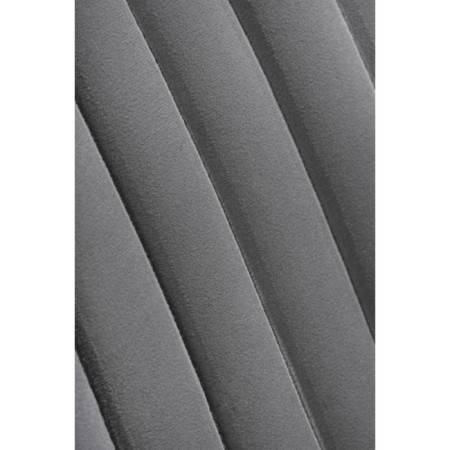 Stool on a metal frame Seda metal/velor, black/dark gray 50.5x57x83 cm-5