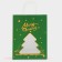 Gift package with the "Christmas tree" window 26 x 35 x 16 cm, green