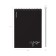 Notepad for spirals A5, 80 sheets, cage, Erichkrause "Words", black, plastic cover silk -screen covers, OFSET BELICT 100%, black