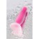 Anal sleeve "Pitches-fire", glowing in the dark, silicone, color transparent