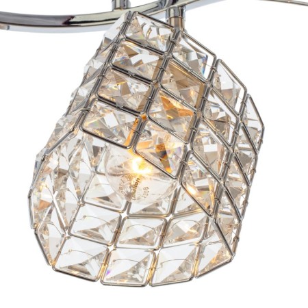 Steel Stewsvelight Golento 2x60W e27 chrome 50x20x25 cm-2