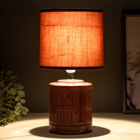 Bertie table lamp E14 40W Terracotta 15x15x29 cm Risalux-2
