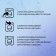 Balls for washing the linen of the share, d = 3.3 cm, 4 pcs, white-blue color