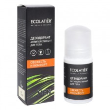 Дезодорант-антиперспирант для тела Ecolatier Men «Свежесть и комфорт», 50 мл
