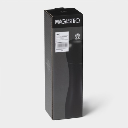 Mill for spices Magistro Softline, 22 cm, black color-4