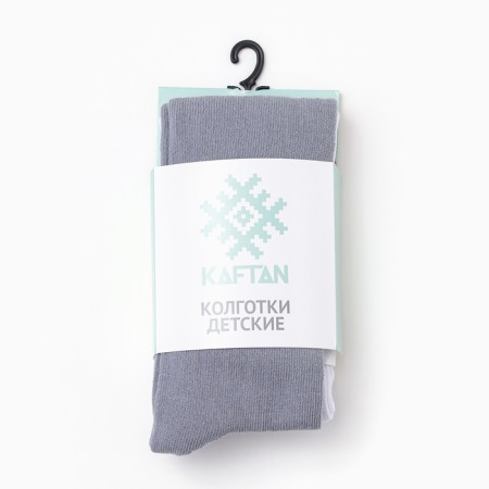 Pantyhose children's kaftan "cat" 92-98 cm, gray-5