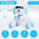 Robot dog Charlie IQ Bot, on the control panel, interactive: sound, light, dancing, musical, on batteries, in Russian, white and white