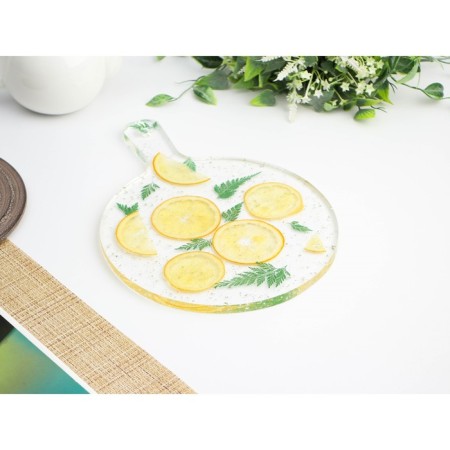 Magistro “summer” supply dish, d = 22 cm, epoxy resin