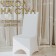 Wedding case on a chair, white