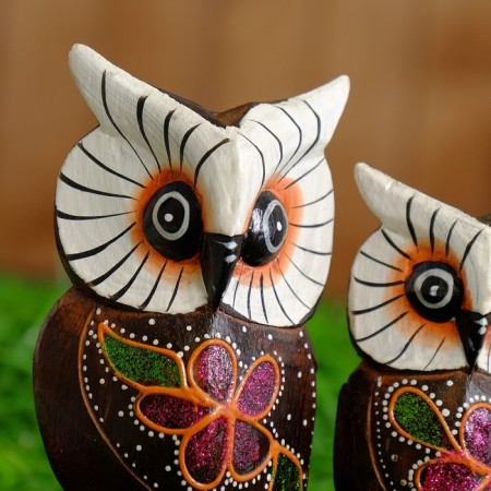 Souvenir set tree "Owls" 15x4x20 cm-4