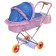 Puppet stroller No. 10, lilac color with blue