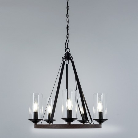 Dalim 47 cm chandelier, D 47 cm, 5x60W E14-1