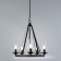 Dalim 47 cm chandelier, D 47 cm, 5x60W E14