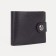 Male purse for magnet, for bills, for cards, for coins, dark brown color